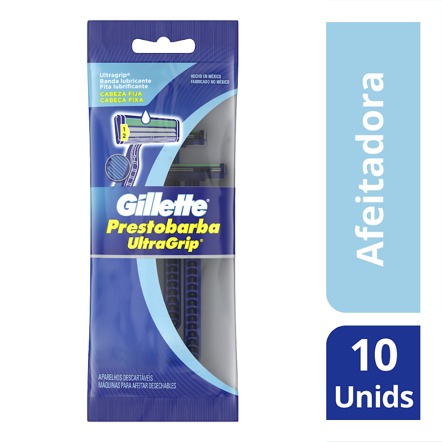 Maquina De Afeitar Gillette Prestobarba Ultragrip Pague 8 Lleve 10