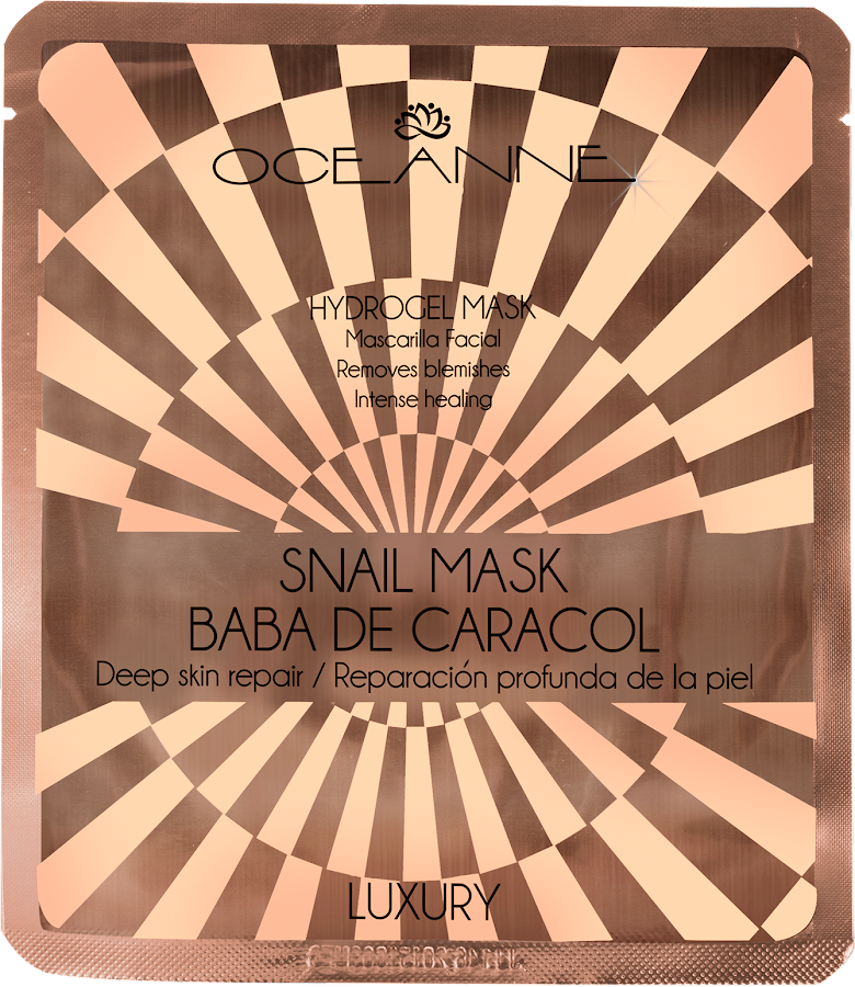 Mascarilla Facial Velo Oceanne Hidrogel Baba de Caracol x 1Unidad