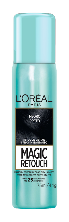MAGIC RETOUCH NEGRO SPRAY X 75 ML