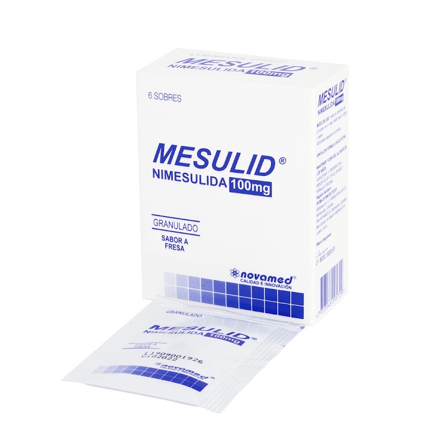 Mesulid 100Mg Sobres Caja x6Sob. Novamed Nimesulida