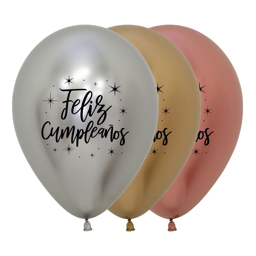 Globos Sempertex Feliz Cumpleaños x 12Und