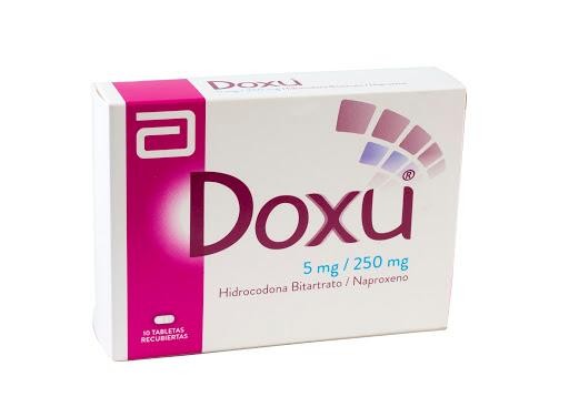 DOXU 5/250MG TABLETAS CAJA X10 TAB. LAF HIDROCO BITARTR NAPROXEN