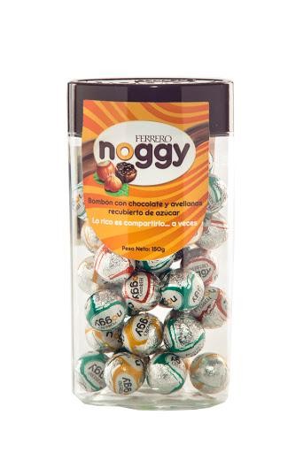 CHOCOLATE FERRERO NOGGY CHOCOLATE AVELLANAS X150G.