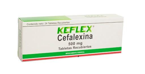 Keflex 500Mg Tabletas Caja x24Tab. Farma Cefalexina