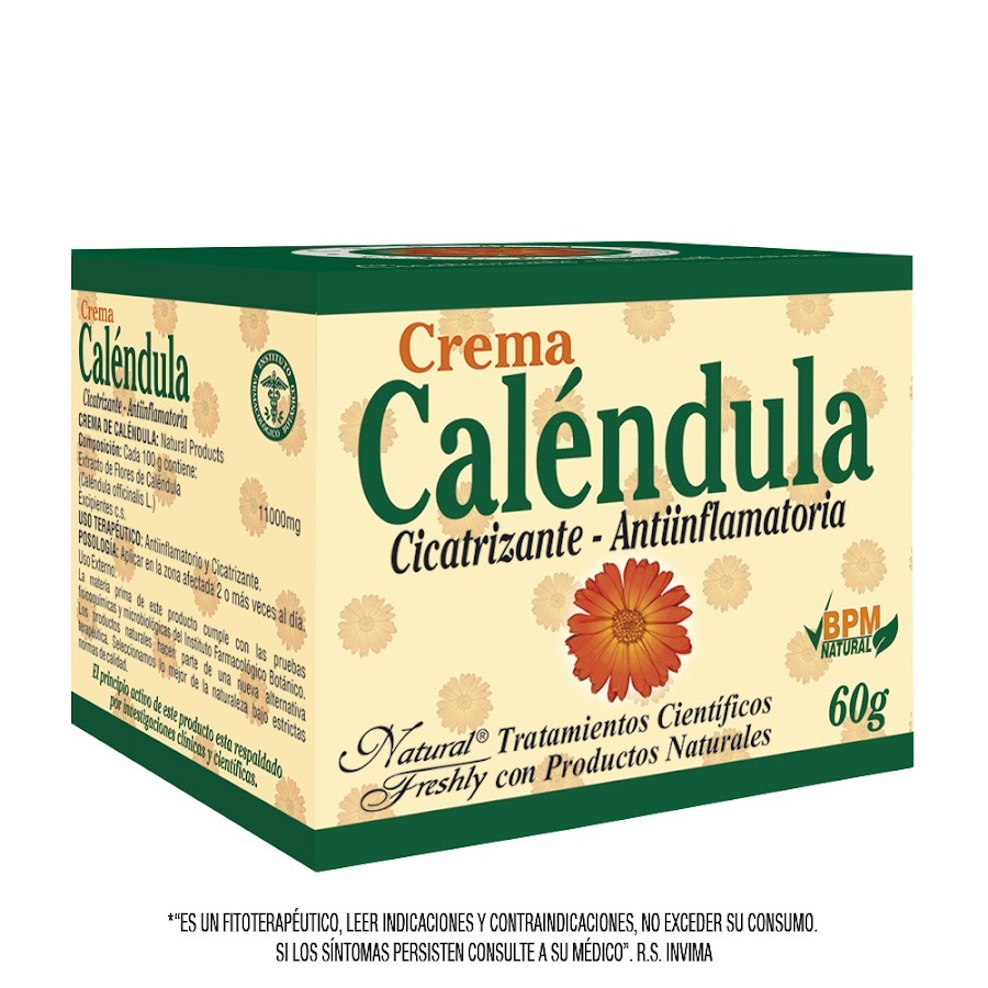 CALENDULA CREMA X 60 GR NATURAL FRESHLY