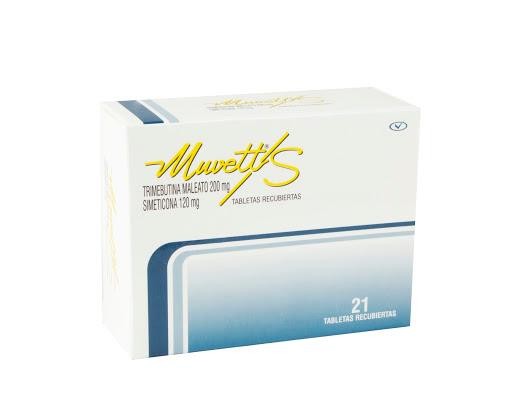 Muvett/S 200/120Mg Cáp. Caja x21Cap. Procaps Trimebutina Simeticona