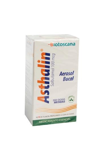 ASTHALIN HFA 100 MCG AEROSOL BUCAL X 200 DOSIS BIOTOSCANA  SALBUTAMOL