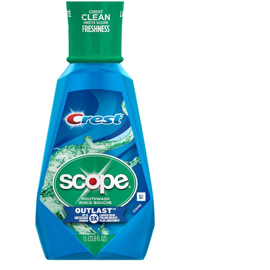 Enjuague Bucal Crest Menta 5 Beneficios x 1 Litro