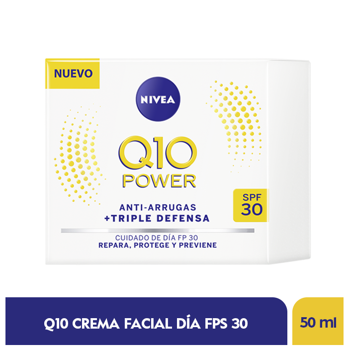 Crema Nivea Visage Q10 Plus Antiarrugas Spf20 Día X50Ml.