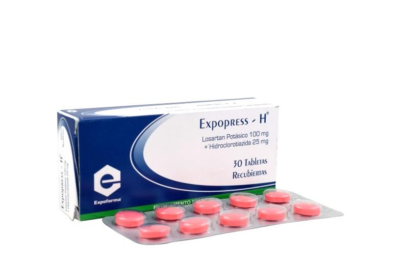 Solo Online Expopress H 100/25 Mg Tab/Comp x 30 Und