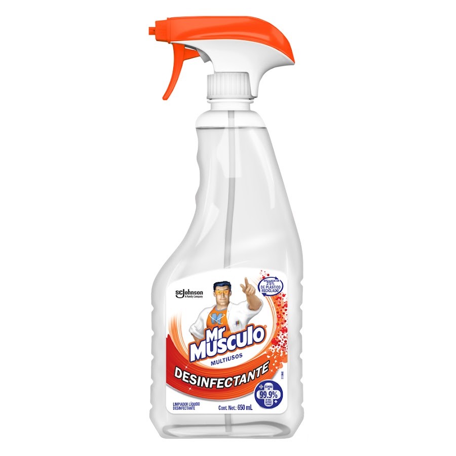 Limpiador Liquido Mr Musculo Multiusos Desinfectante x 650Ml