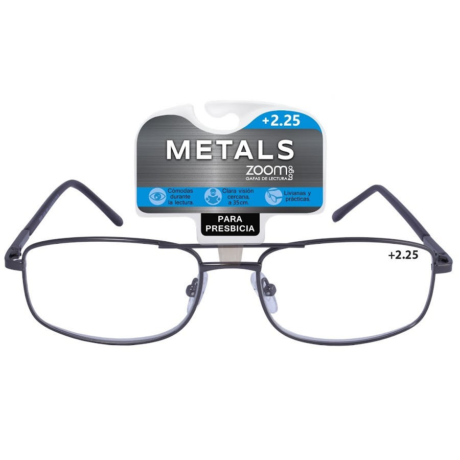 Gafas Zoom Togo Lectura Metals 1 Aumento 2.25 X1Und