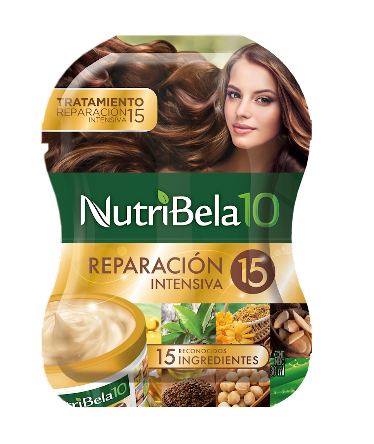 Tratamiento Capilar Nutribela Reparacion Intensiva 15 Sobre x30ml