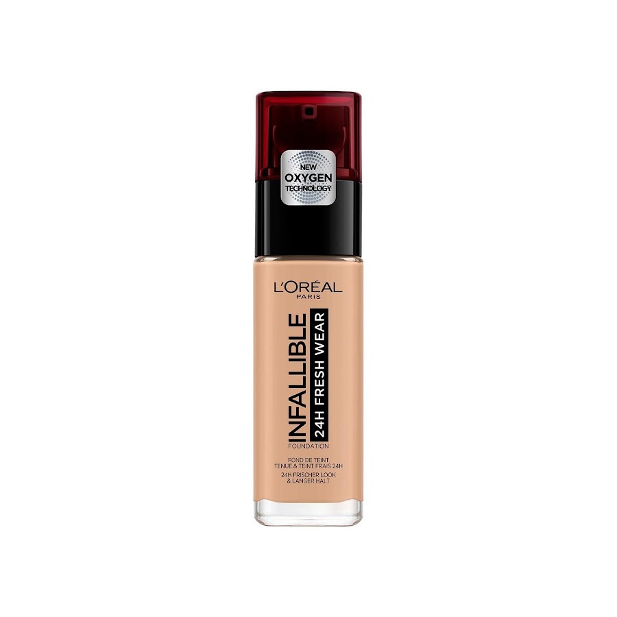 Base Loreal Paris Infaillible Fresh Wear -  235 Miel/ Honey30 Ml