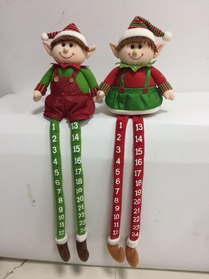 $ Muñeco Navideño Grand Duende Color Surtido Piernas Largas X1Und Nav1