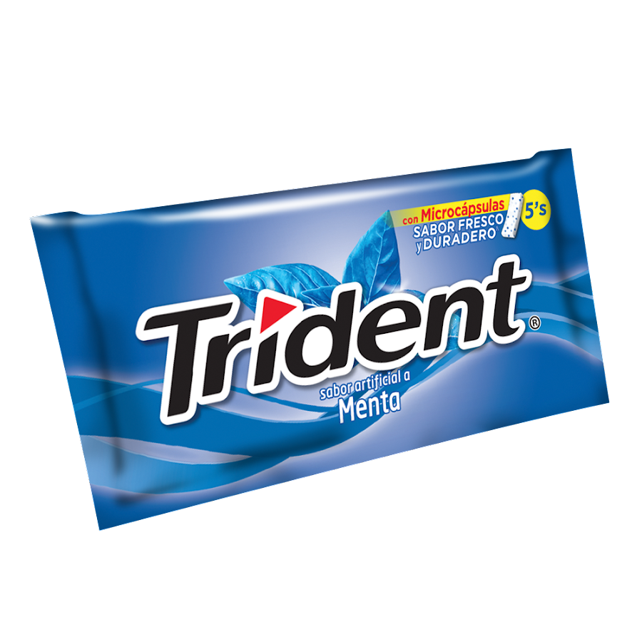 Goma de Mascar Trident Menta x 5Und