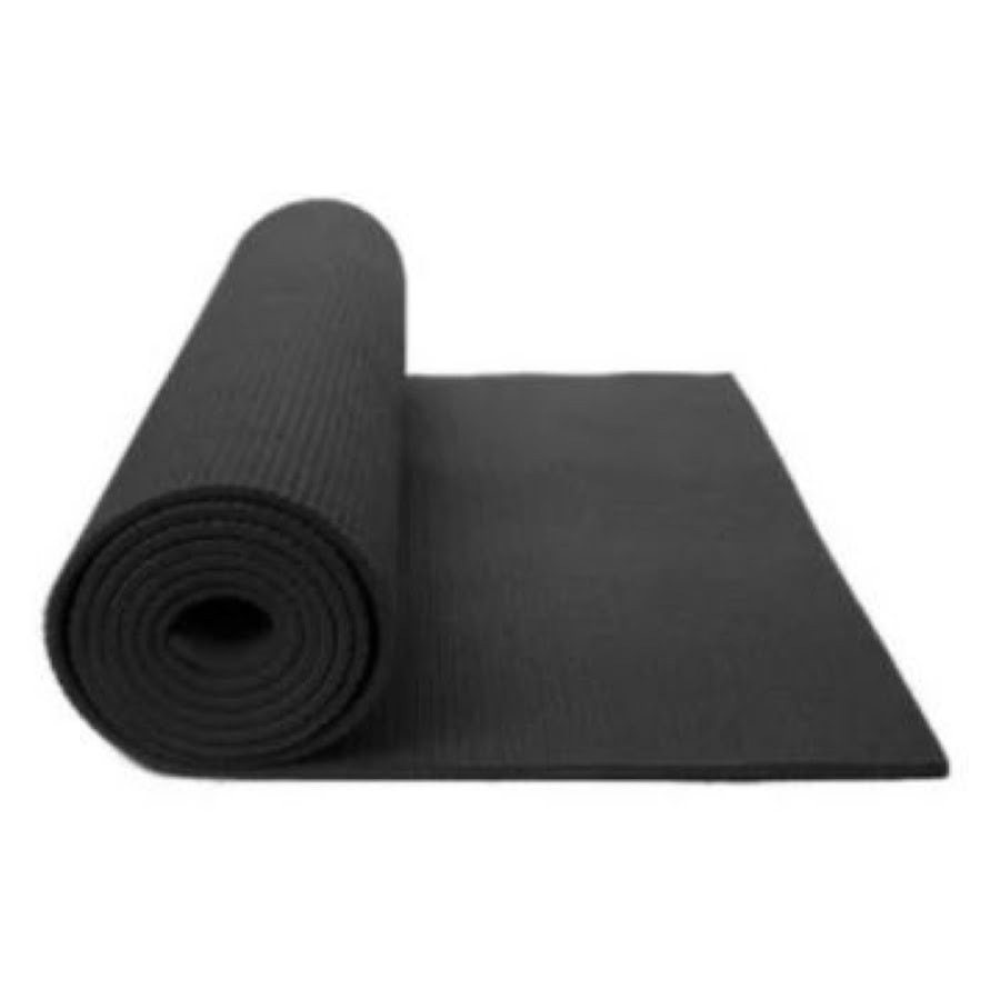 Colchoneta Deportiva Yoga 6mm Pilates Sportfitness Color Negro