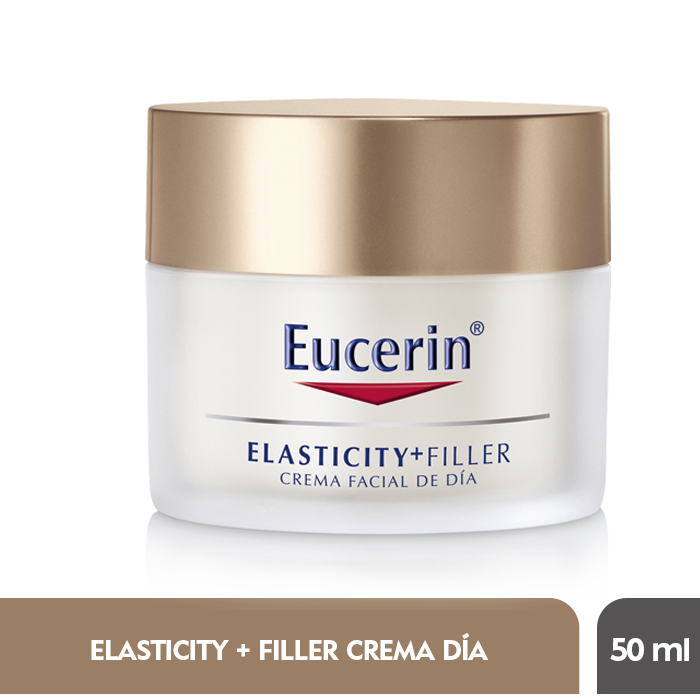 Crema Eucerin Facial Día Hyaluron-Filler+Elasticity Antiedad X 50 Ml