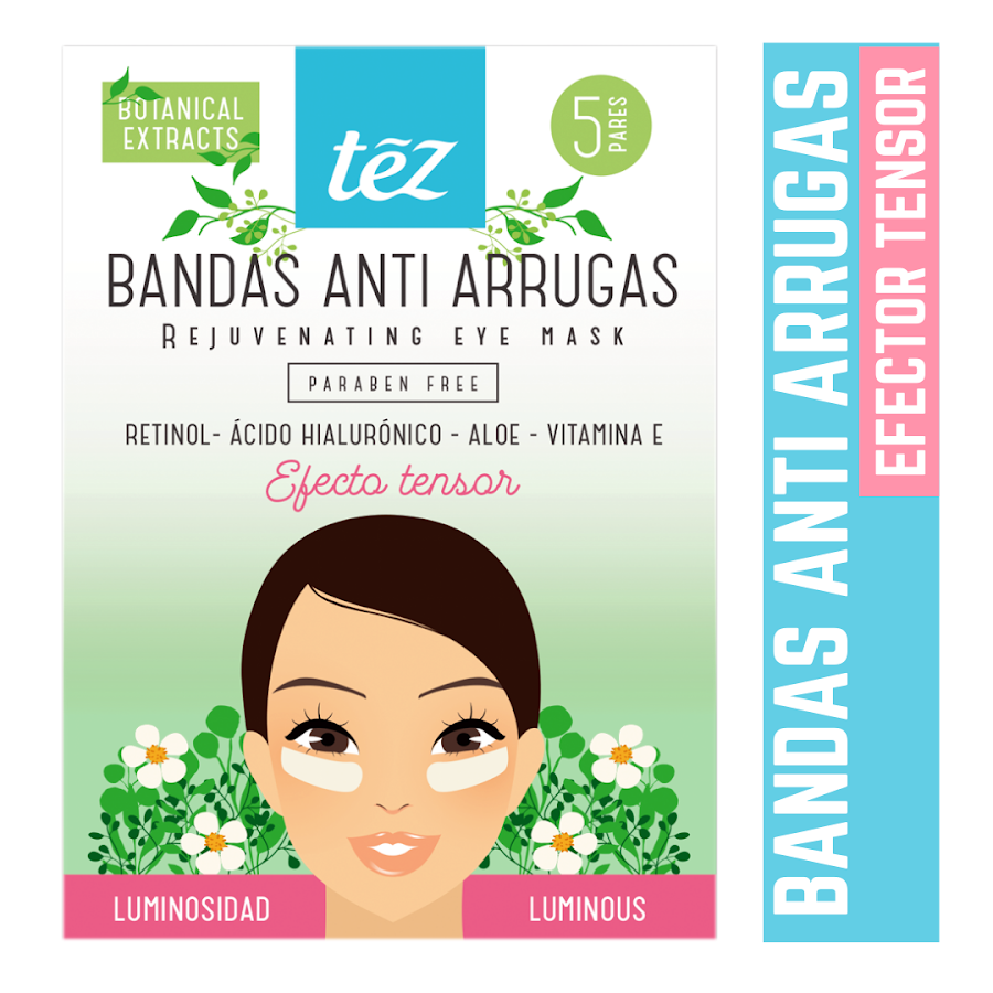 Parches Tez Antiarrugas Facial Caja X10Und.