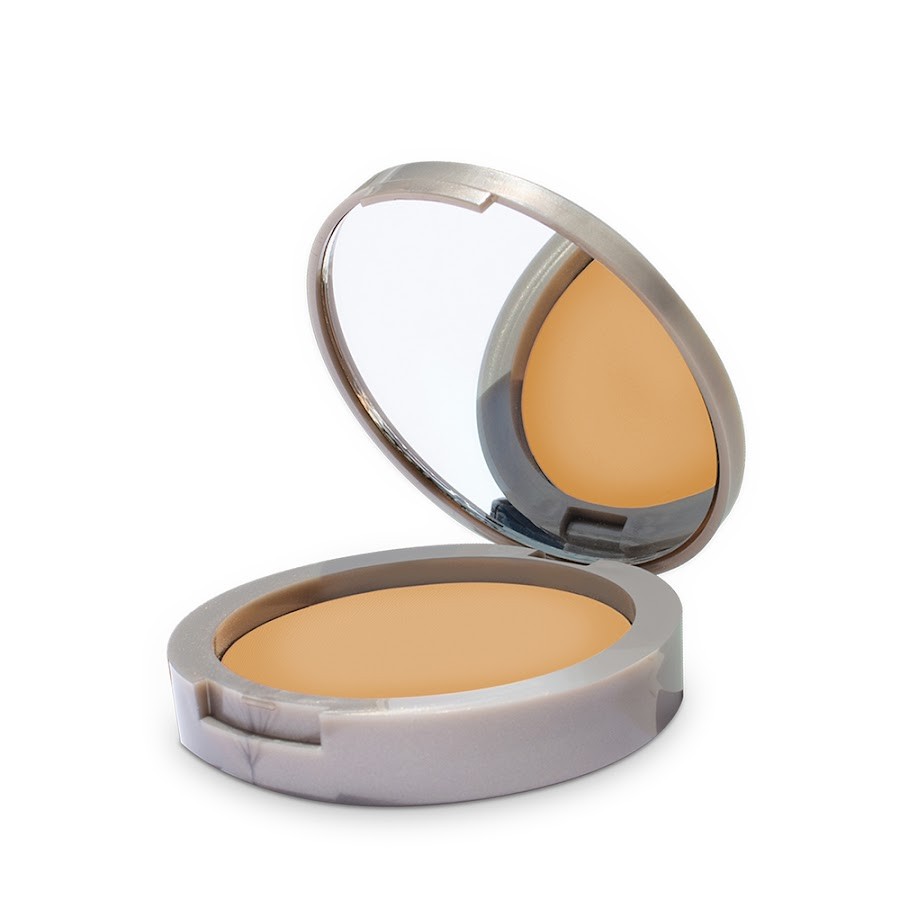 Polvo Facial Compacto Ana Maria Aclarante y humectante Arena SPF 20+ x 15Gr
