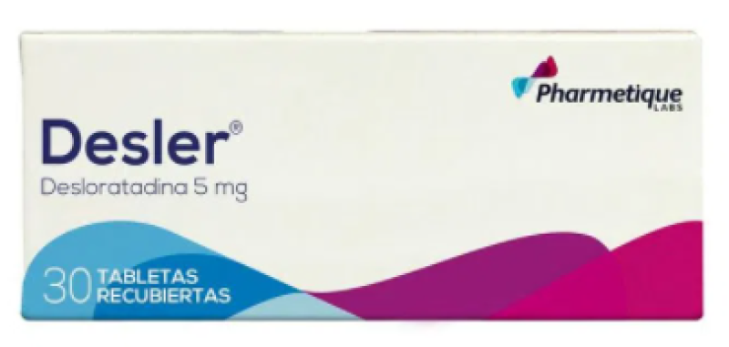 Desler 5Mg Tabletas Caja x30Tab.PharmetiqueDesloratadina
