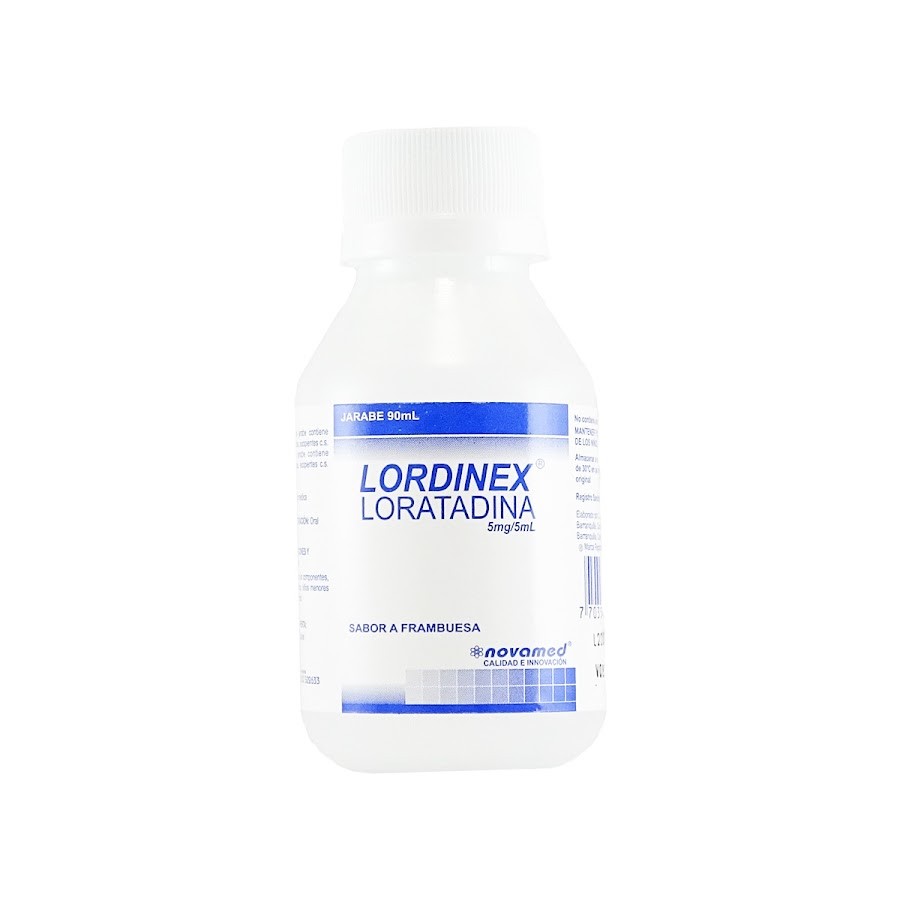 LORDINEX 5MG/5M JARABE FRASCO X 90ML LORATADINA NOVAMED