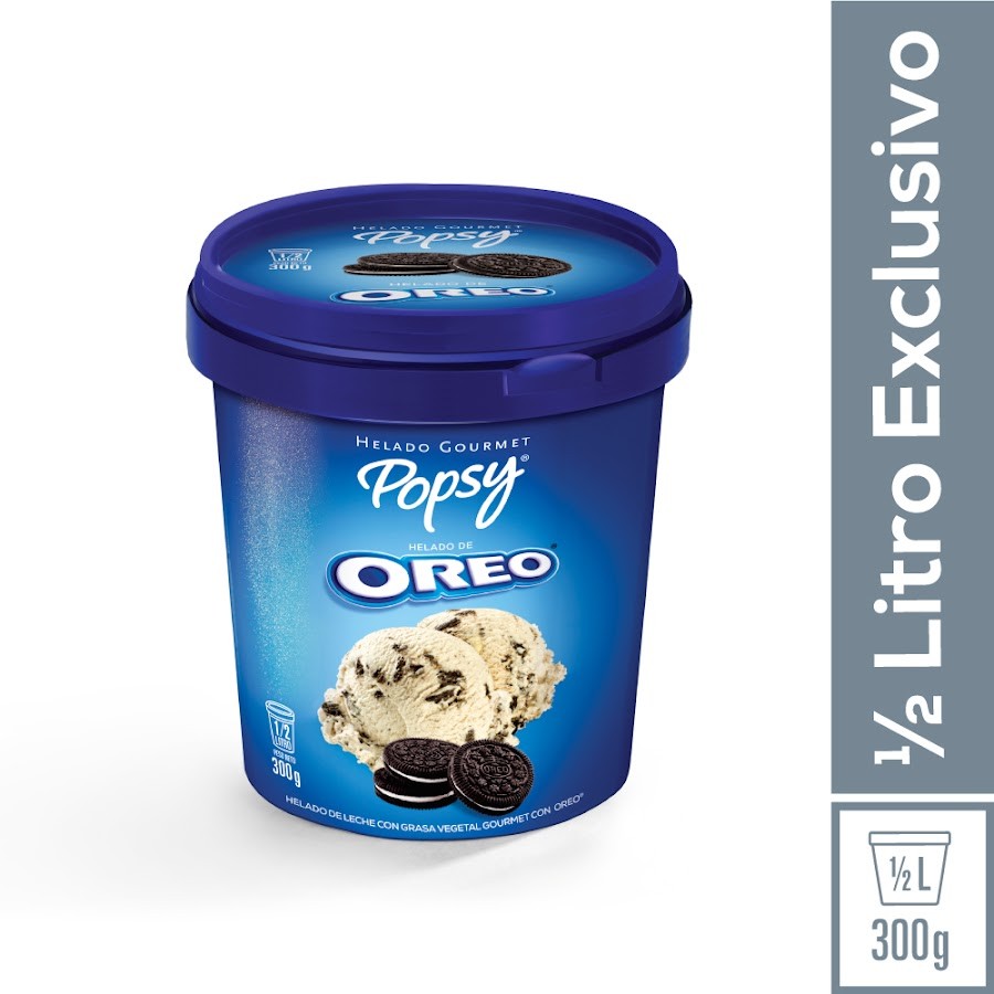 Helado POPSY Oreo x300g.