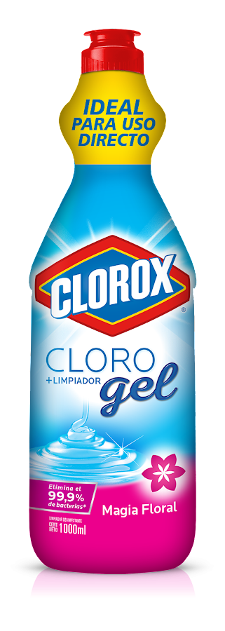 Limpiador Desinfectante Clorox en Gel Magia Floral x 1000Ml