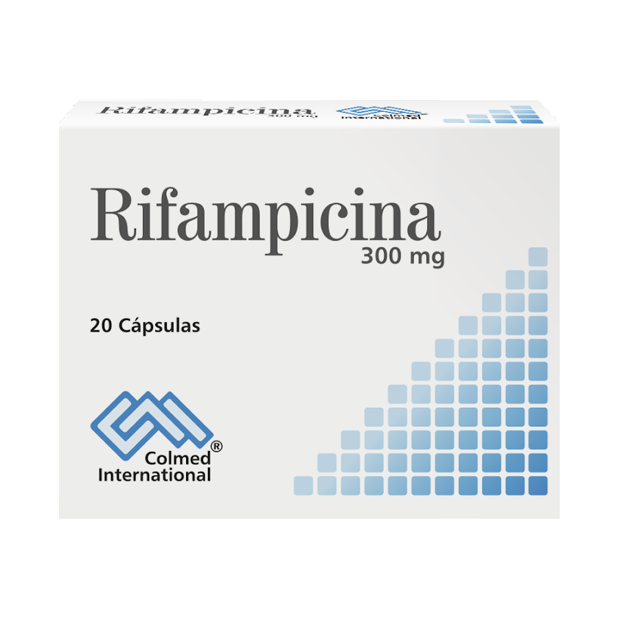 Rifampicina 300 mg Colmed Caja x 20 Capsulas