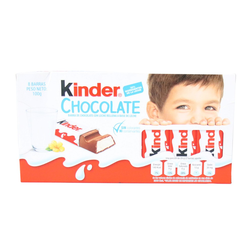 KINDER CHOCOLATE T8 100gr