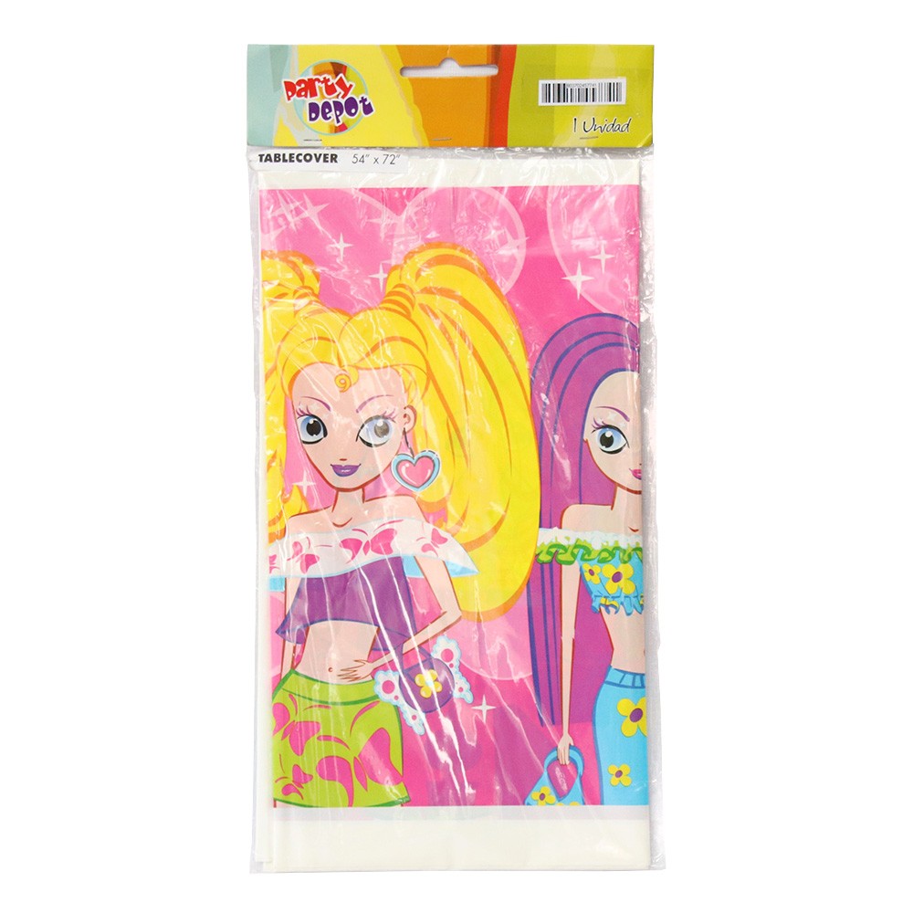 MANTEL GLOBOS FELICES PLAST