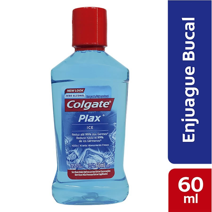 Enjuague Bucal COLGATE Plax Ice 12H x60Ml