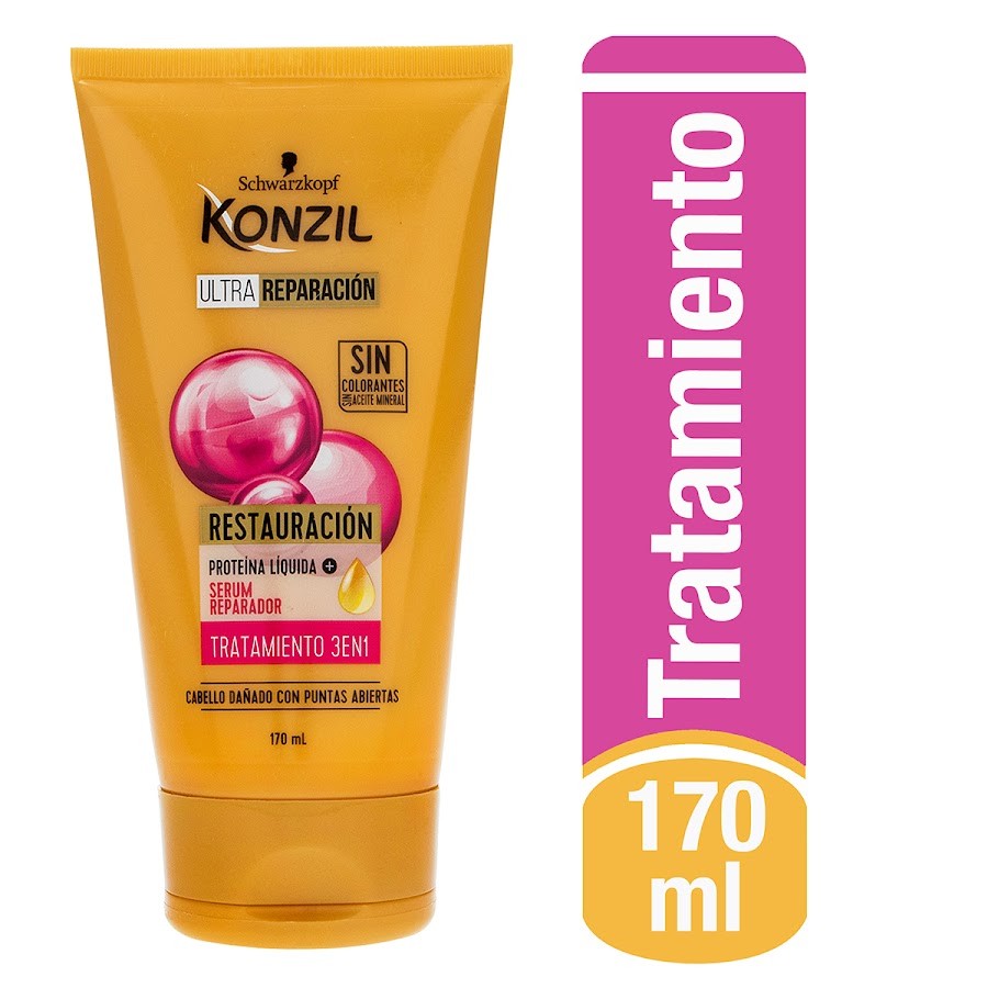 Konzil Schwarzkopf Tratamiento 3 en 1 Ultra Reparacion x 170Ml