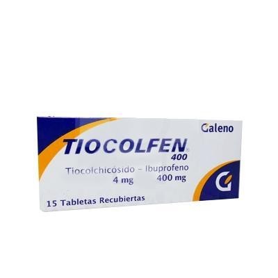 Tiocolfen 400 4/400Mg Caja x15Cáp GAL Tiocolchicósido Ibuprofeno