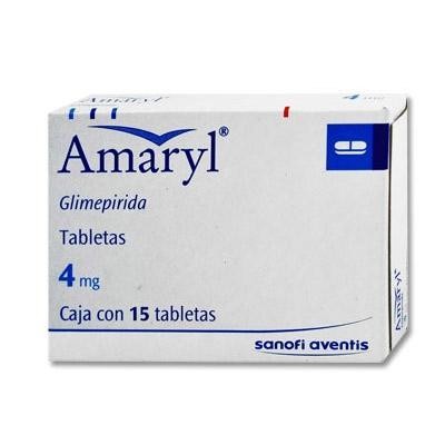 Amaryl 4Mg Comprimidos Caja X15Com. Sanofi Glimepirida
