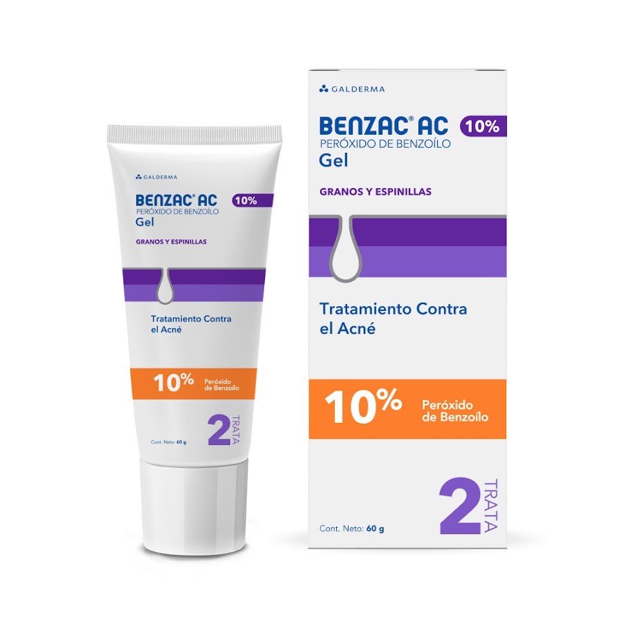 GEL BENZAC AC 10 PORCIENTO ACUOSA LIMPIADOR CONTRA EL ACNÉ X60G