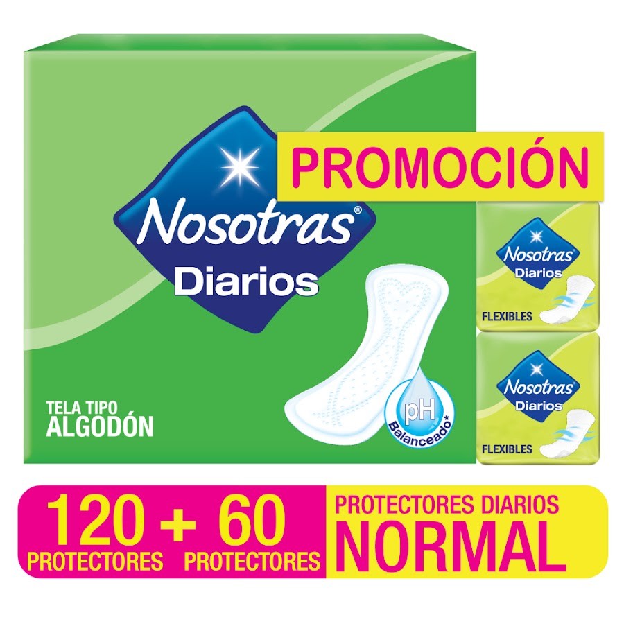 Oft Protectores Intimos Nosotras pH Balanceado Pague 120 Lleve 180 Uni
