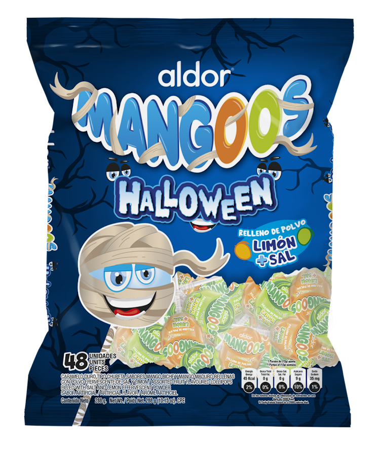 Chupetas Mangoos Edición Halloween x288gr