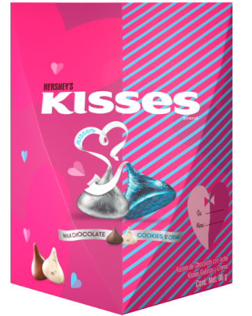 Estuche Hersheys Kisses Mix Amor y Amistad x86gr
