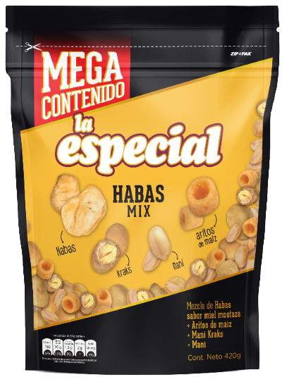Mani La Especial Mezcla de Habas Mix Paquete x 420 gramos
