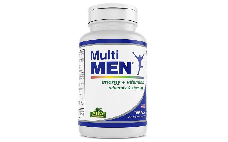 MULTI-MEN TABLETAS FRASCO X100TAB. ALFA VITAMINAS MULTIVITAMÍNICO