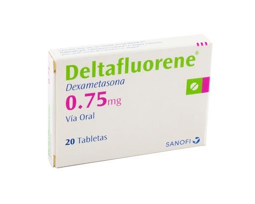 Deltafluorene 0.75Mg Tabletas Caja X20Tab. Sanofi Dexametasona
