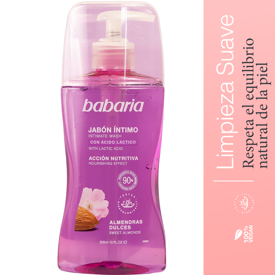 Jabon Intimo Babaria Con Almendras x 300ml