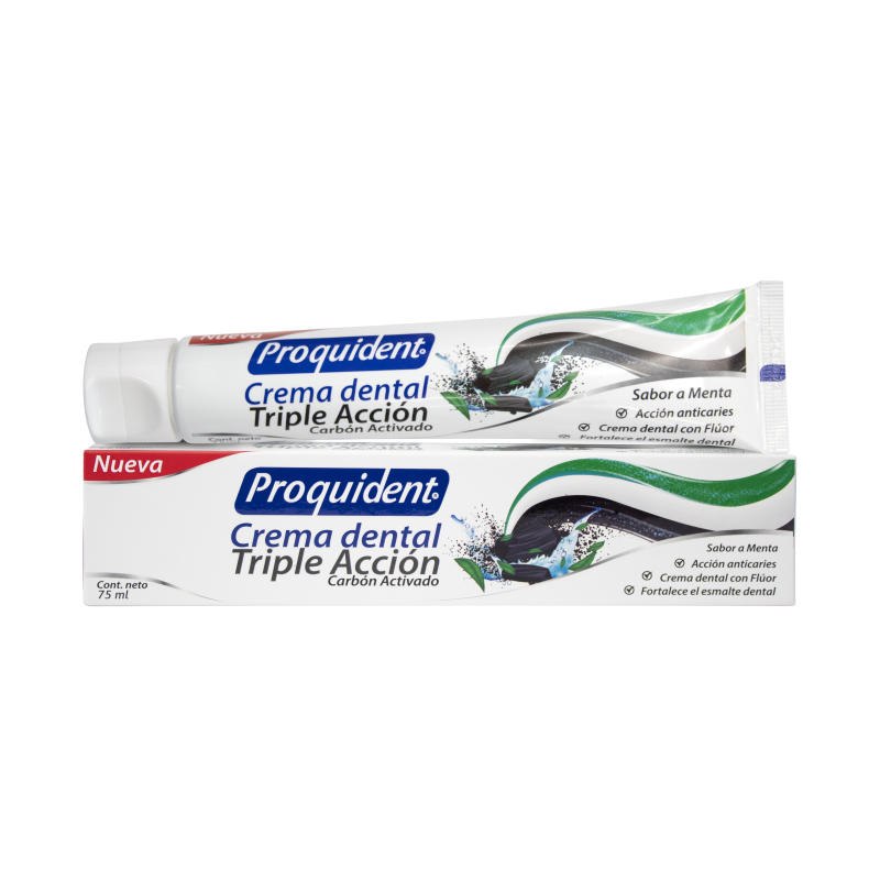 Crema Dental Proquident Carbón Activado x75ml