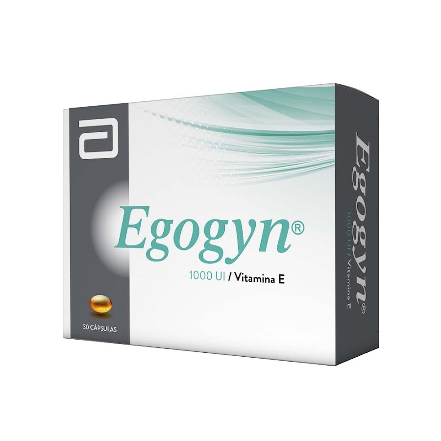 Egogyn 1000 UI Cápsulas Caja x30cap GYNOPHARM VITAMINA E
