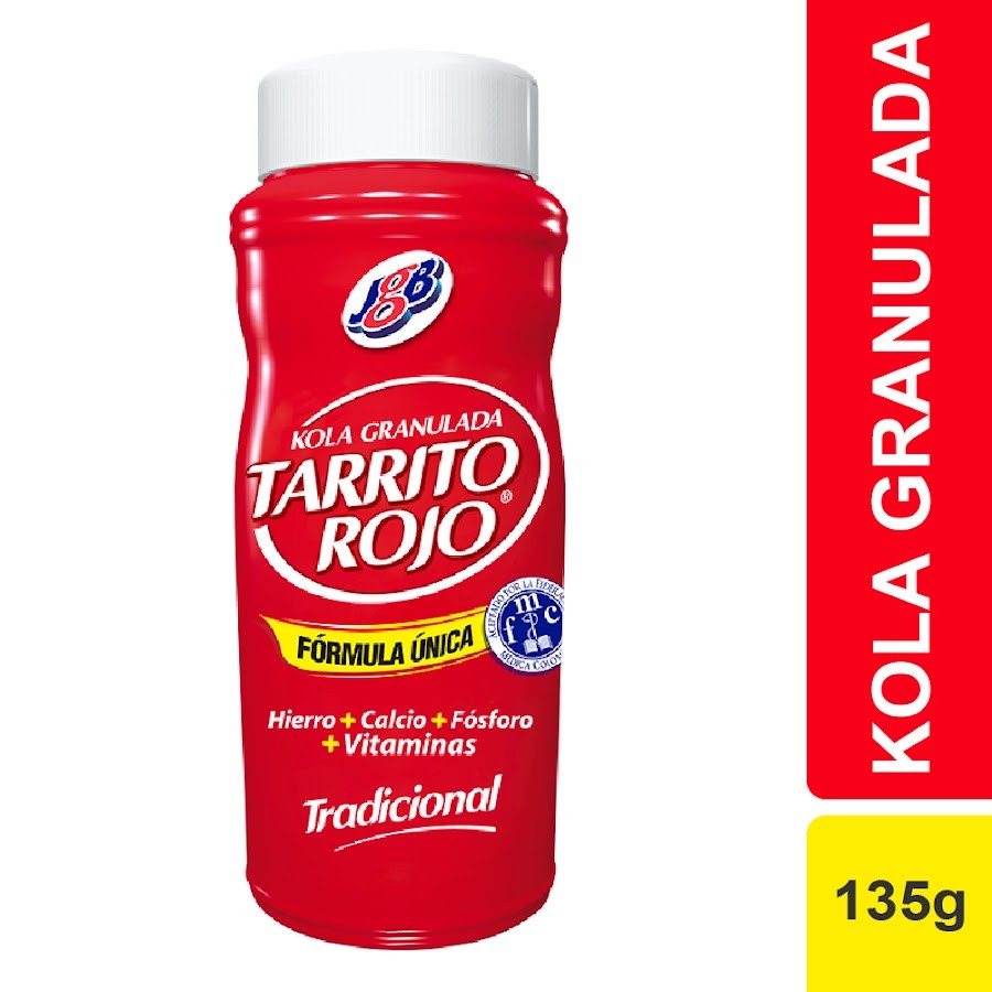 Tarrito Rojo Tradicional Frasco x135G. Jgb Suplemento Multivitamínico