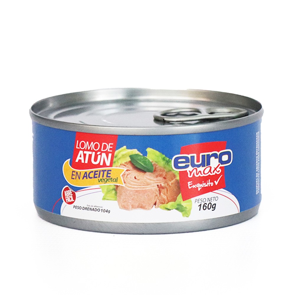 ATUN RALLADO EN ACEITE EUROMAX*160GR