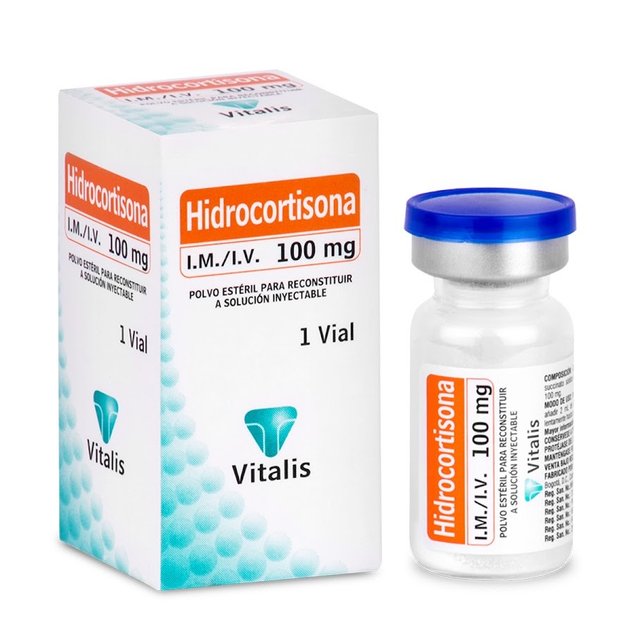 Hidrocortisona 100 Mg Caja x1 Ampolla