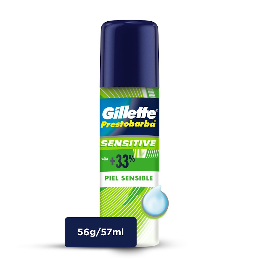 Espuma De Afeitar Gillette Prestobarba Sensitive X 56g