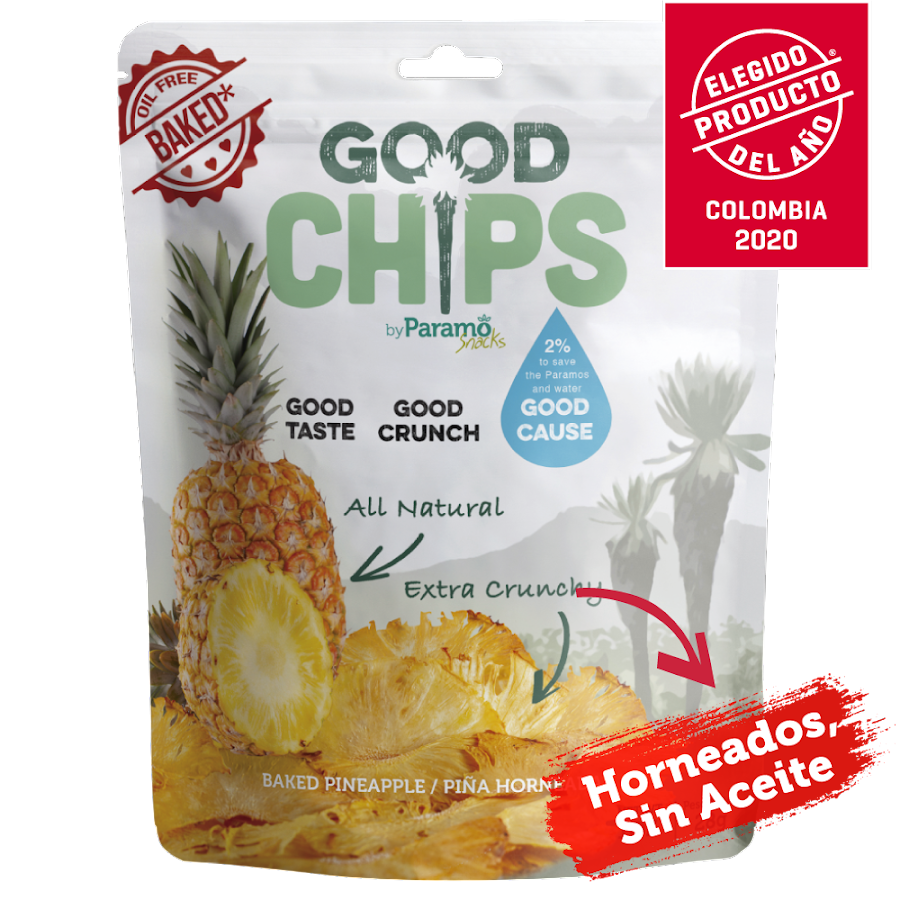 Baked Chips Piña Páramo Snacks x 28Gr